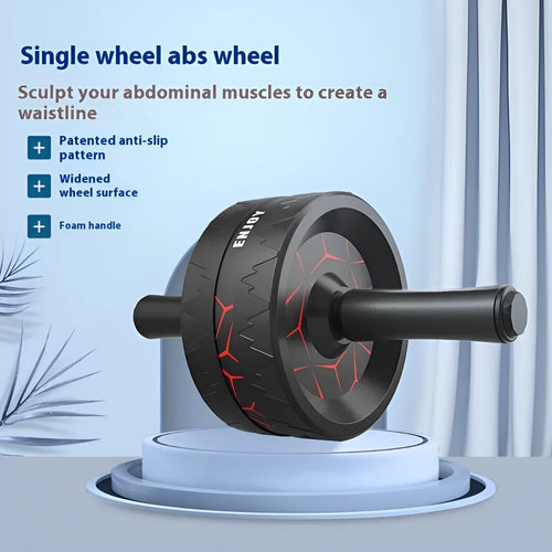 Abdominal exercise wheel in a choice of flame red, flame blue, red and black, or three thorn red colours.