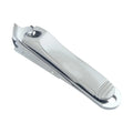 Portable nail maintenance kit with stainless steel tools in brown, white, and green colour options