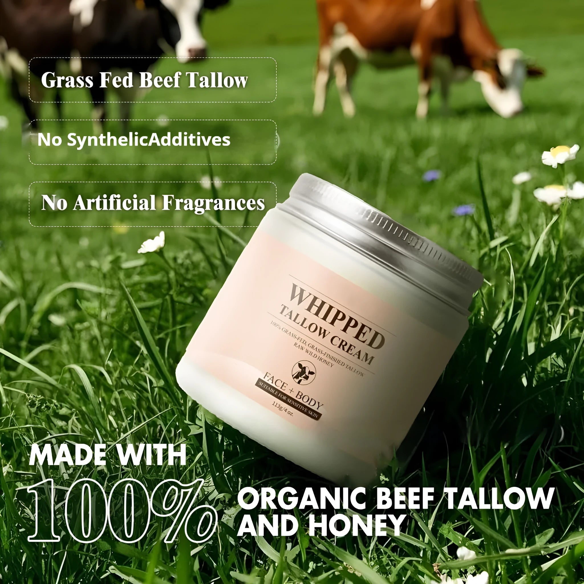 113g butter moisturising cream container for dry, oily, sensitive skin types