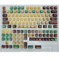 Capabala PBT mechanical keyboard keycaps set with 130 keys and girl anime MOA design