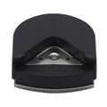 Corner cutter for paper cards and photos, plastic and metal, 5.8cm by 5.4cm by 2.5cm, in black, pink, or blue