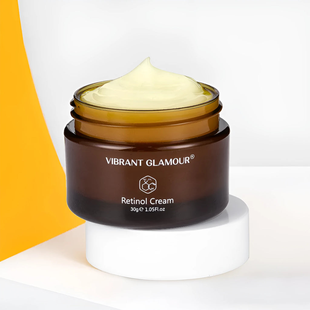 30ml facial serum bottle with Retinol for reducing dry lines and fine lines