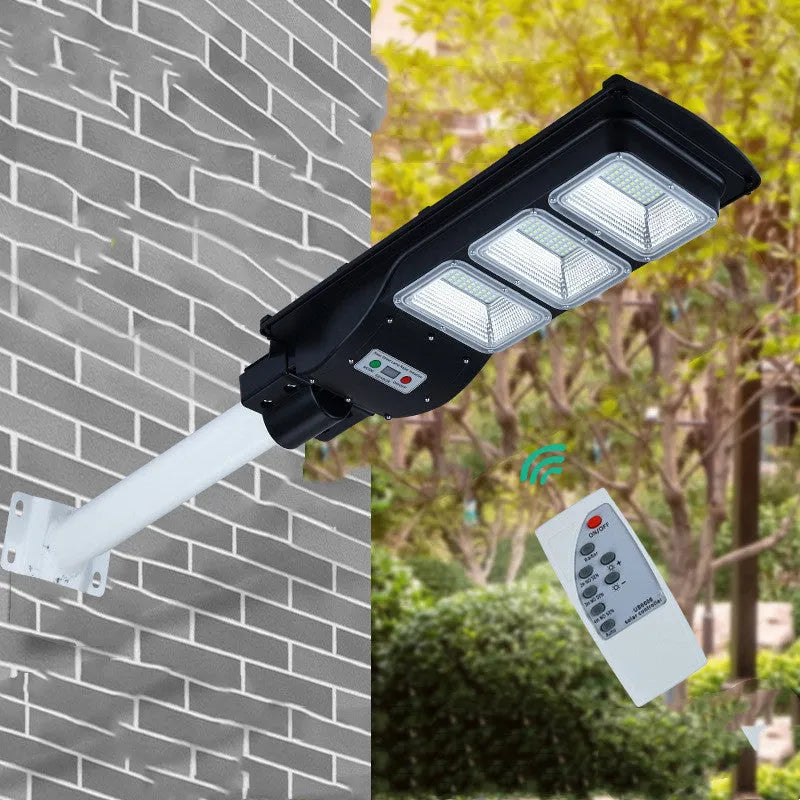 60W integrated solar street light with LED lamp and remote control for outdoor rural use