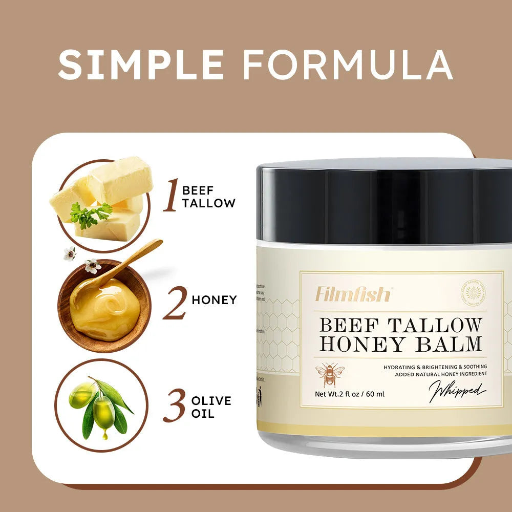60ml honey moisturiser body cream container for dry skin hydration