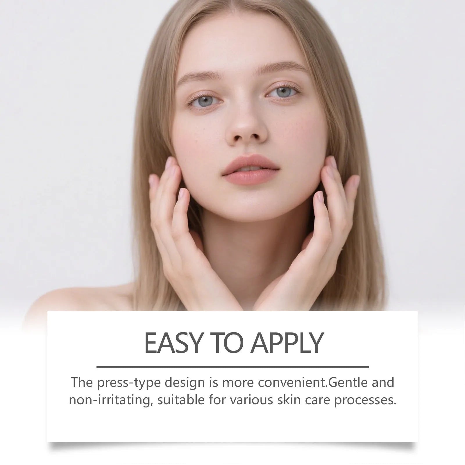 80ml bottle of cleansing and nourishing facial moisturising liquid with exfoliating liquid.