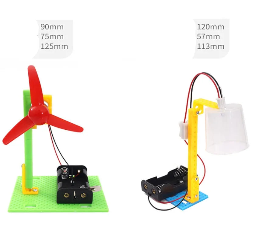 DIY plastic building blocks science experiment teaching aid for children ages 7-14 measuring 29×22×4 cm
