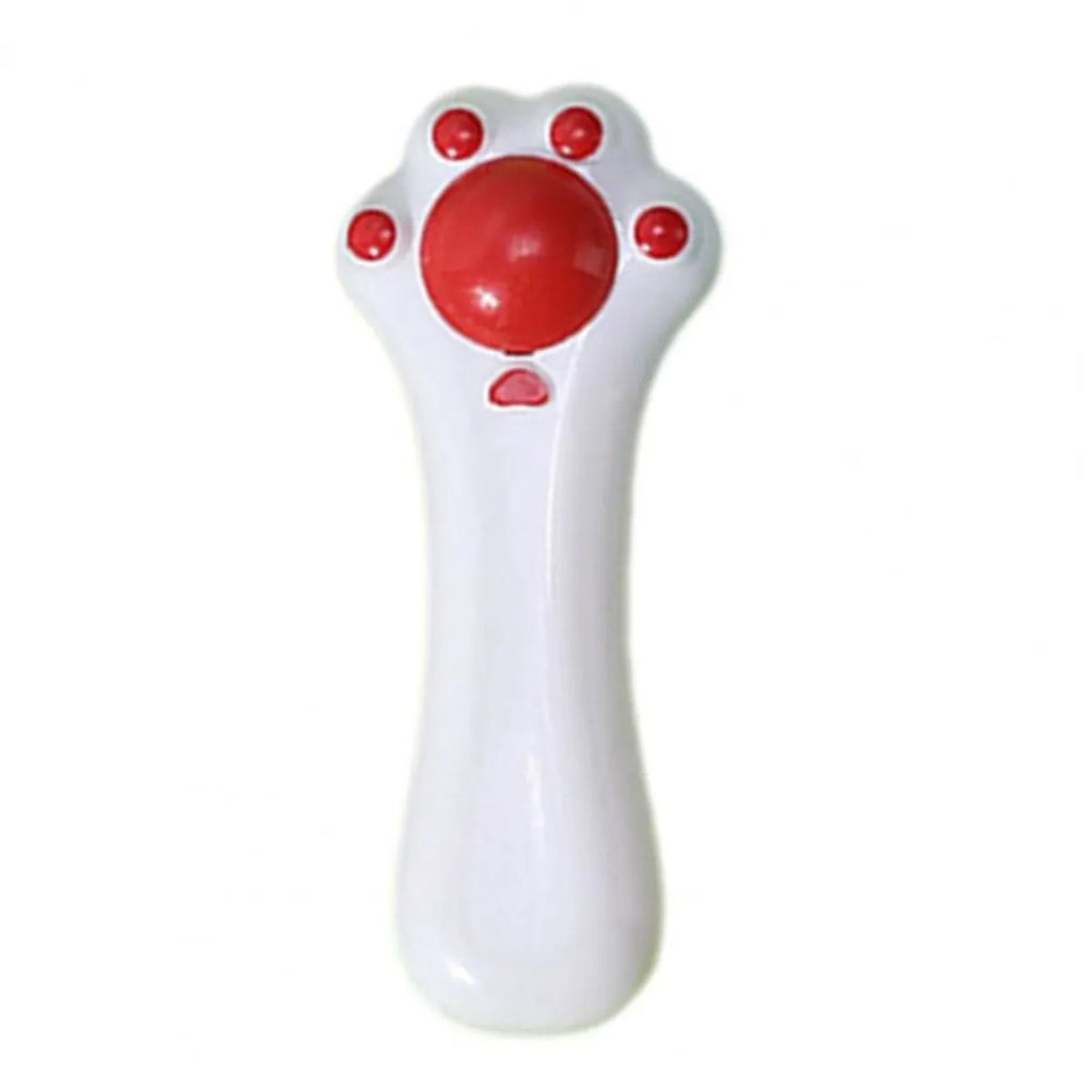 Cartoon-style dual-purpose cat toy showing massage comb attached to a catnip compartment with a dust-proof cover