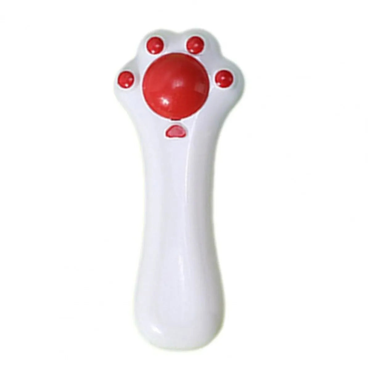 Cartoon-style dual-purpose cat toy showing massage comb attached to a catnip compartment with a dust-proof cover