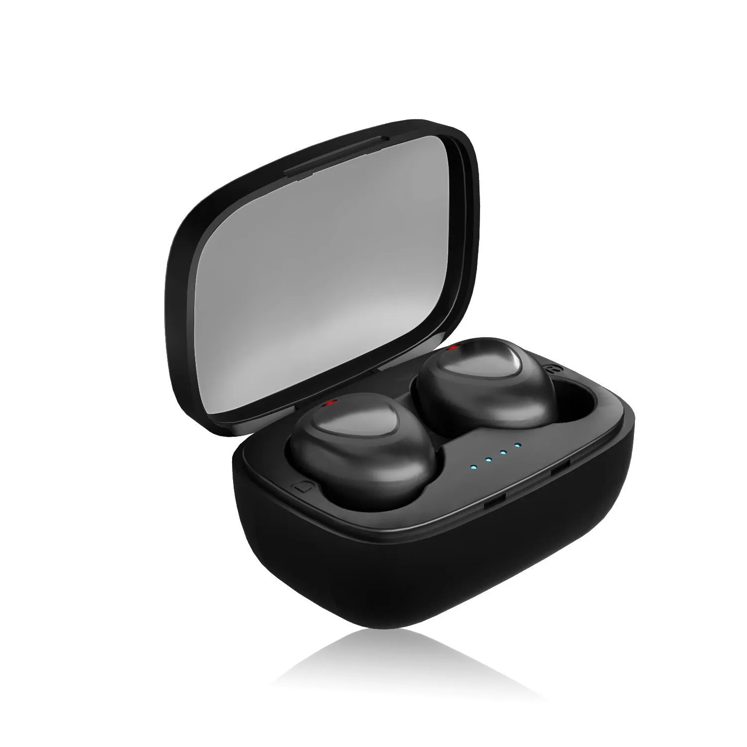 Mini TWS wireless Bluetooth headset in black boxed style with ABS material