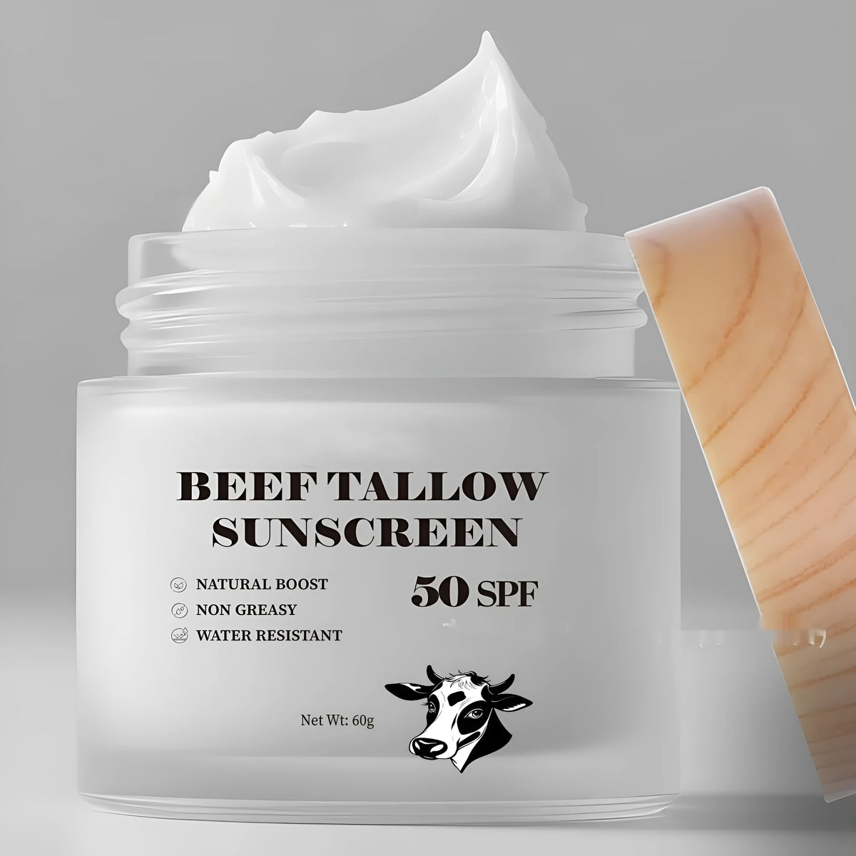 60g tube of beef tallow protective cream for waterproof skin barrier