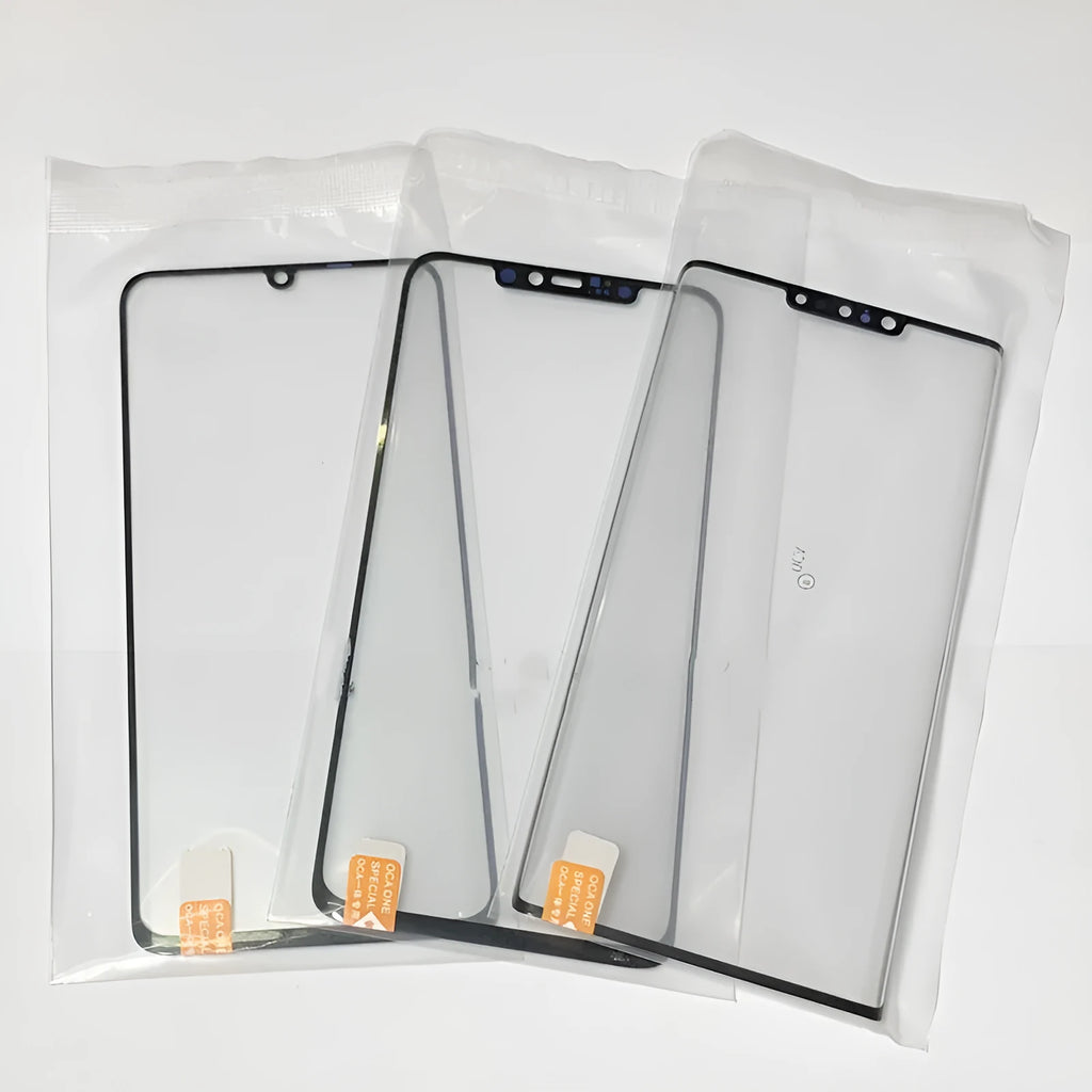 OnePlus 7 Pro glass touch screen replacement with logo and OCA adhesive