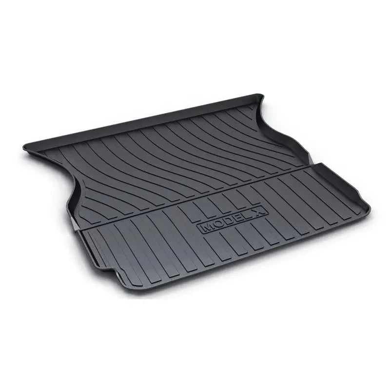 Rubber floor mats for Tesla cars with integrated TPE footrest
