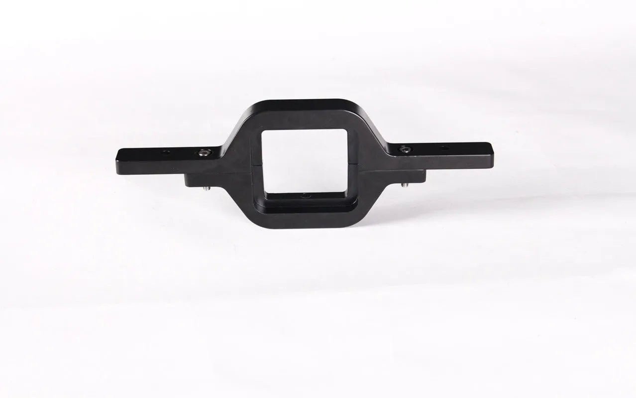 Black steel trailer hook lamp holder bracket for off-road vehicle modification and towing applications