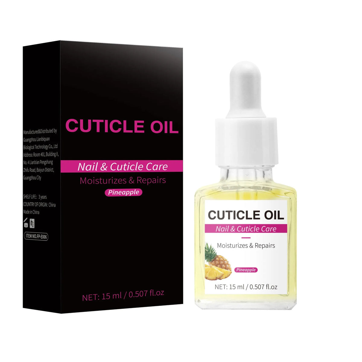 15ml nail cuticle oil bottle with pen applicator for cuticle care and moisturising