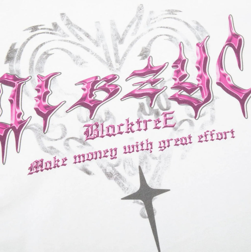 Men's loose fit short sleeve cotton t-shirt in black on a white background