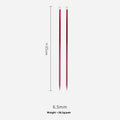 Set of aluminium crochet hooks with protective caps in multiple sizes from 2.0mm to 10.0mm.