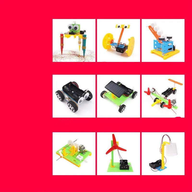 DIY plastic building blocks science experiment teaching aid for children ages 7-14 measuring 29×22×4 cm