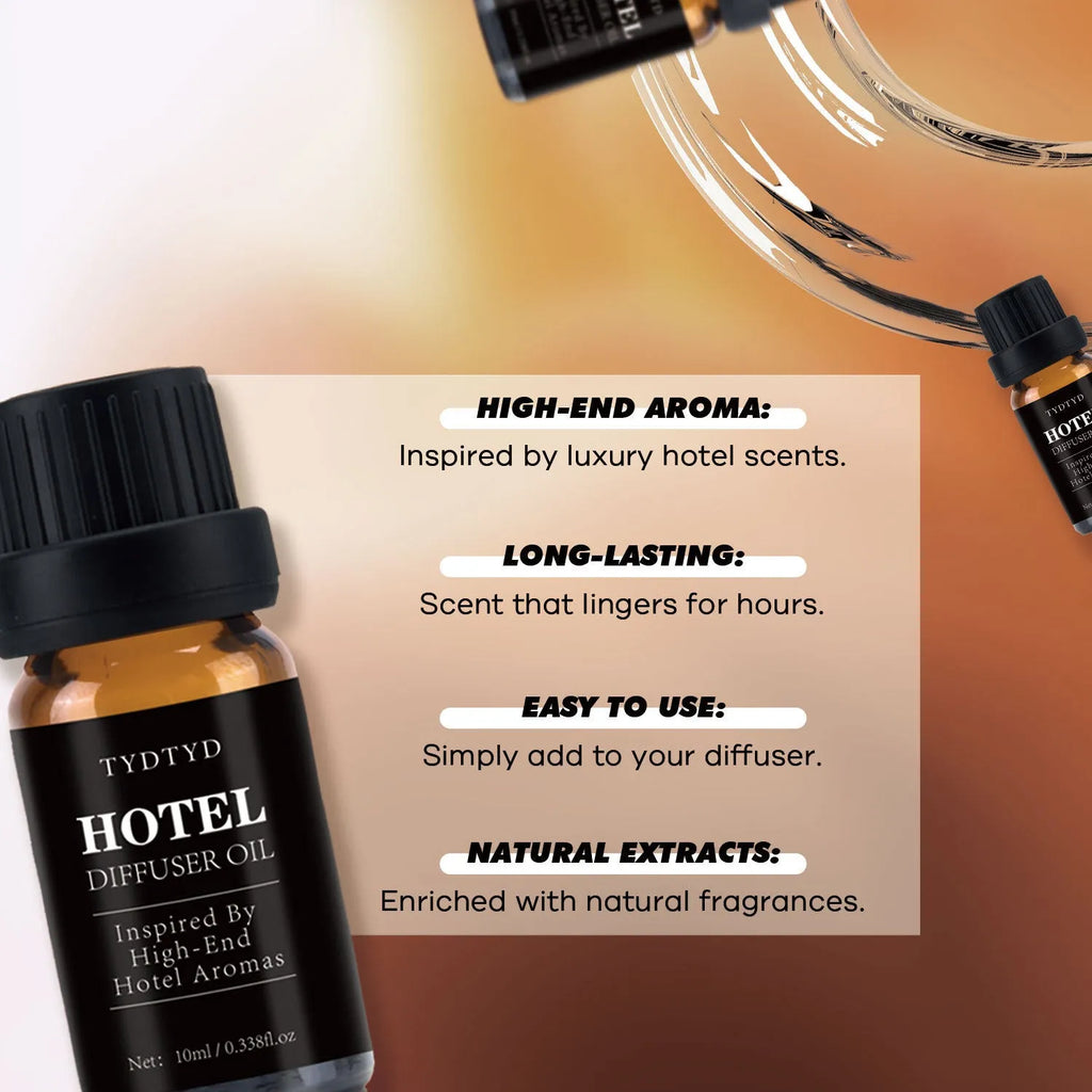 10ml natural plant essential oil in glass bottle with plant-derived fragrance for aromatherapy