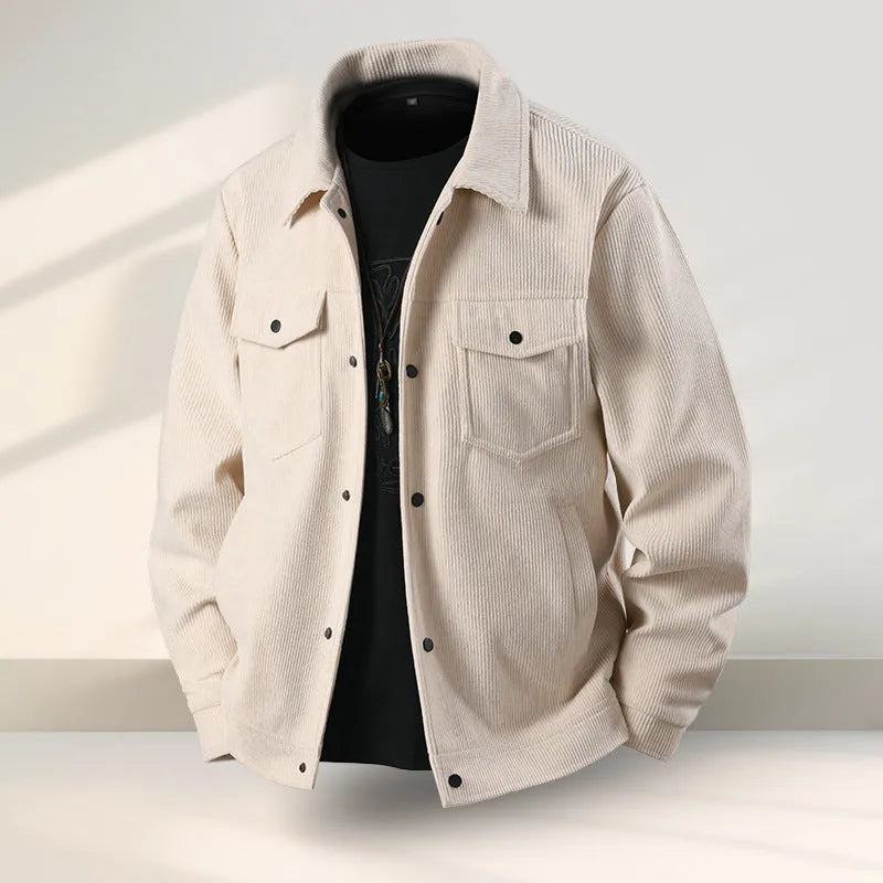 Men's slim fit polyvinyl alcohol fibre coat in black coffee green or white colours