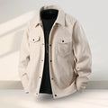 Men's slim fit polyvinyl alcohol fibre coat in black coffee green or white colours