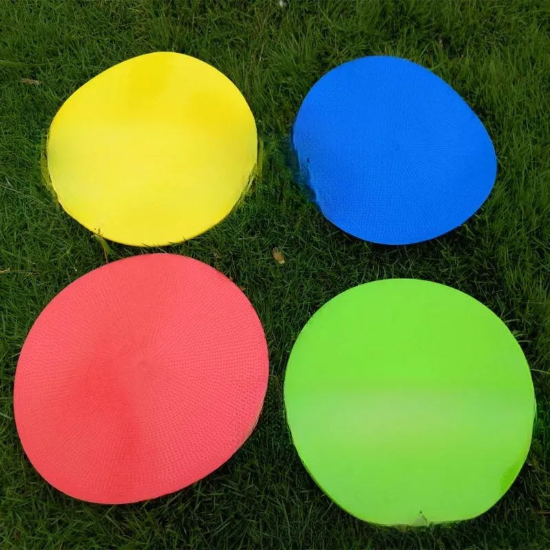 Football training marker disc in yellow, red, blue, green, orange and purple colours, 23cm diameter