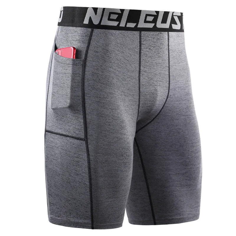 Men's quick-drying stretch athletic shorts in six colour options for summer sports