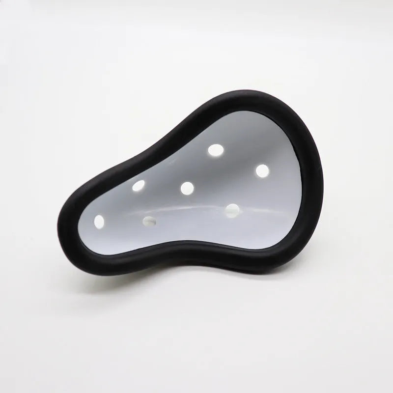 Rubber sports genital protector for adult or child, used in hockey rugby boxing Sanda