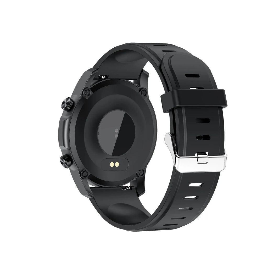 Youth2 smart bracelet with zinc alloy case and black wristband on a wrist