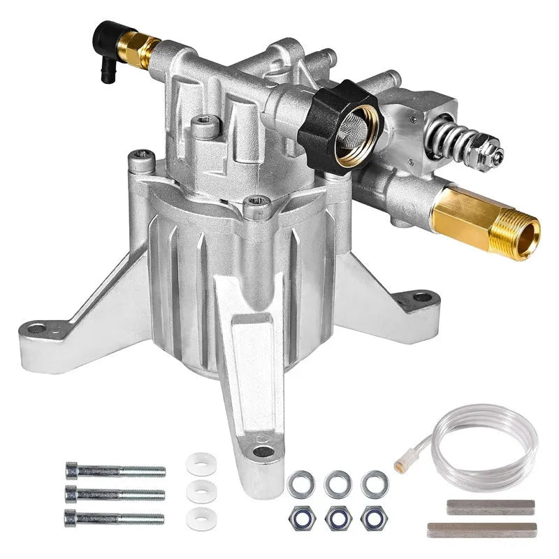 P170 swash plate aluminium pump with perpendicular shaft for high-pressure cleaning equipment