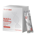Anti aging drink bottle showing 300g capacity with ingredients nicotinamide riboside and resveratrol