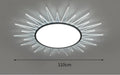 Modern aluminium ceiling lamp with round LED lampshade in multiple diameter options