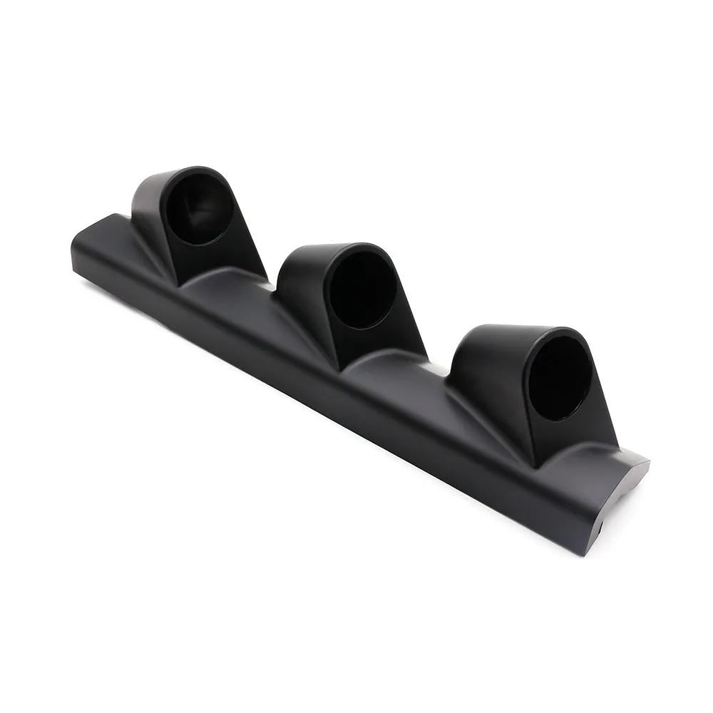 Black ABS plastic car gauge mount with 52mm hole for right-hand drive vehicles