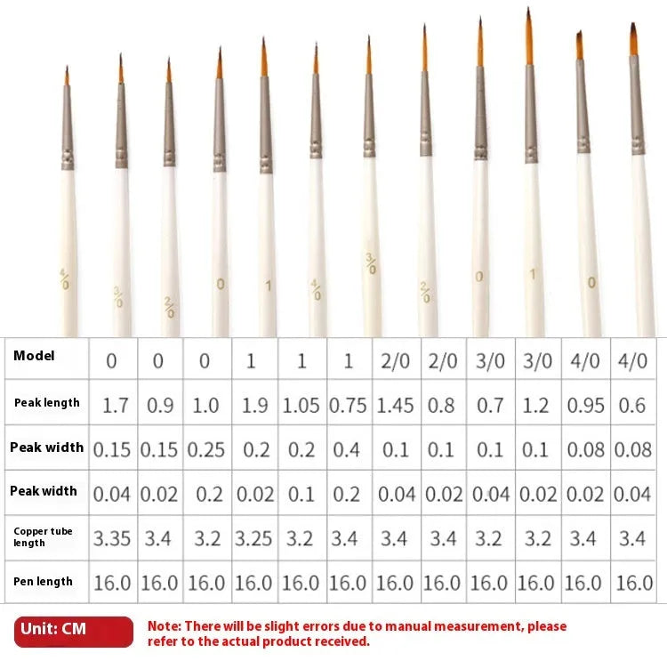Twelve fluorescent art markers with nylon wool hooks and solid wood pen holders for watercolour line drawing