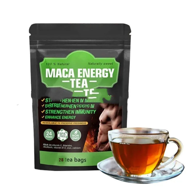 28 Day Slim Flat Tummy Tea programme with nine herbal tea blends including MACA energy and skin whitening collagen teas