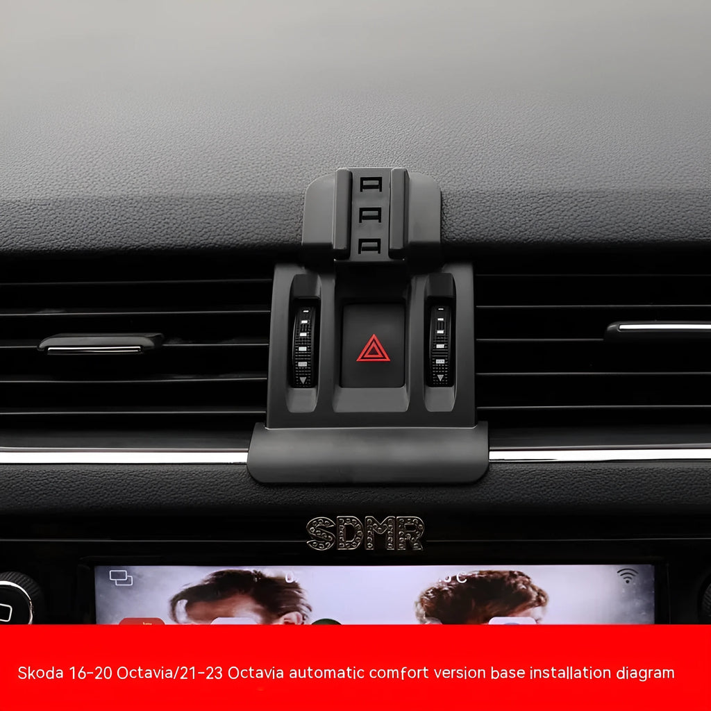 Snap-on car air vent mobile phone holder bracket for Volkswagen vehicles
