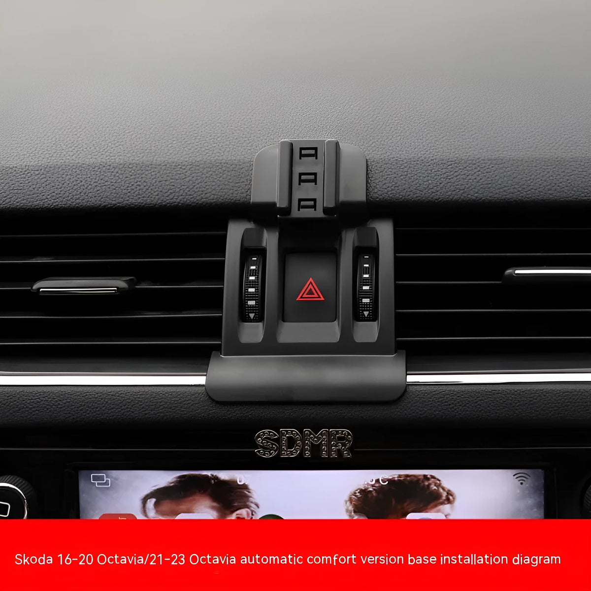 Snap-on car air vent mobile phone holder bracket for Volkswagen vehicles