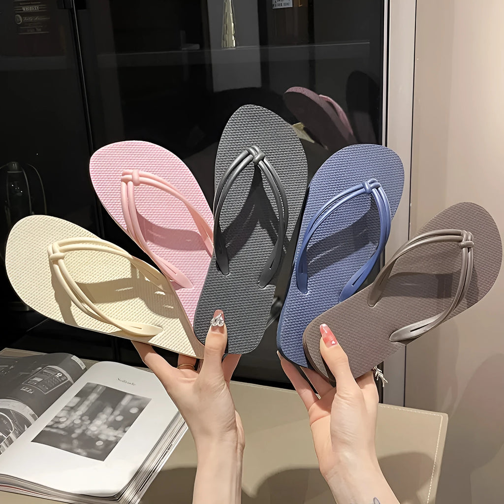 Men's casual flip flops with PVC toe-covering design and injection moulded soles in multiple colour options