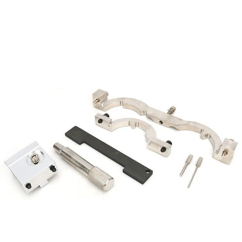 Red chrome-vanadium steel timing tool kit for Opel 1.4T Oncla LUJ engine repair.