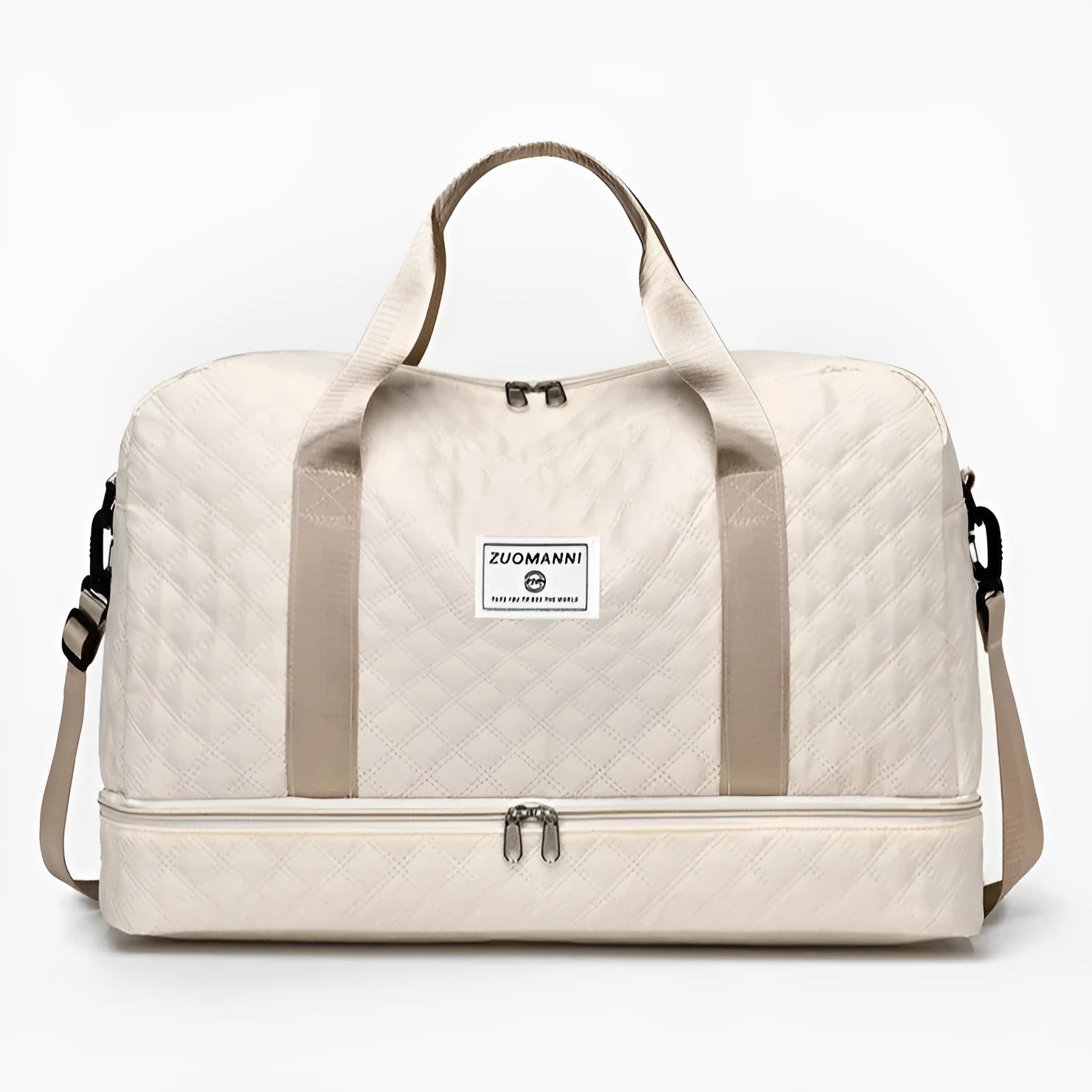 Oxford cloth leisure travel bag with 36-55L capacity in a street trend style, shown in a solid colour.