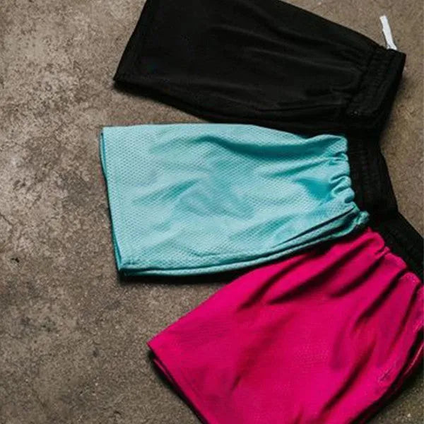 Men's mesh quick-drying shorts in multiple colours for summer running and fitness