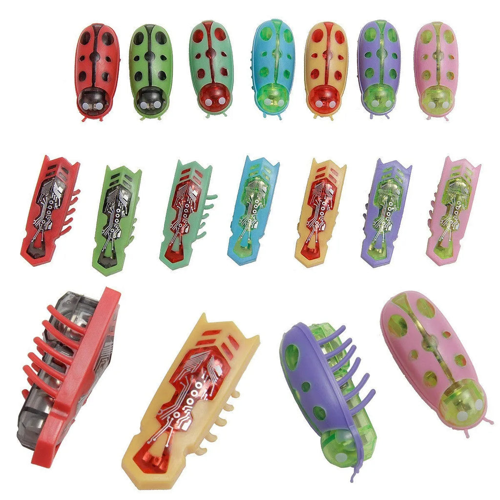 Electric toothbrush cat teaser toy with jumping insects design in ladybug and iron cow styles