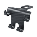 Black ABS plastic car hook and mobile phone bracket for rear seat storage