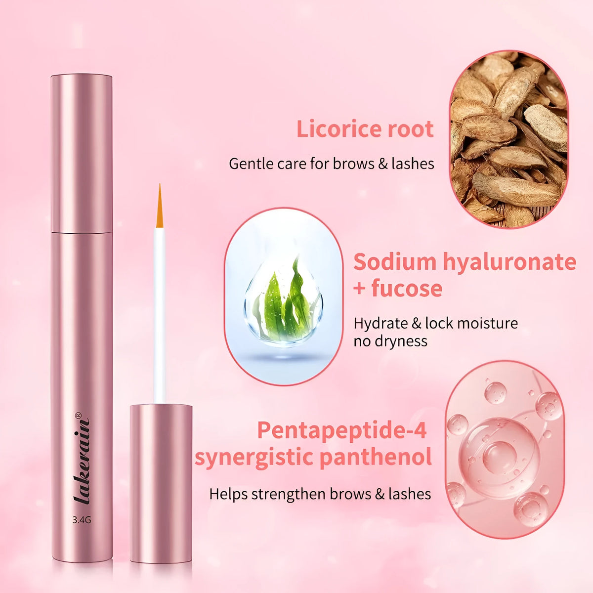 Clear volumizing curling mascara 3.4g eyebrow and eyelash growth essence for brows and lashes