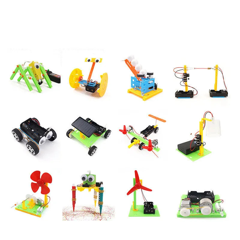 DIY plastic building blocks science experiment teaching aid for children ages 7-14 measuring 29×22×4 cm