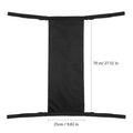 Black cylindrical wheelchair pannier bag for oxygen cylinder transport made from 600D Oxford cloth