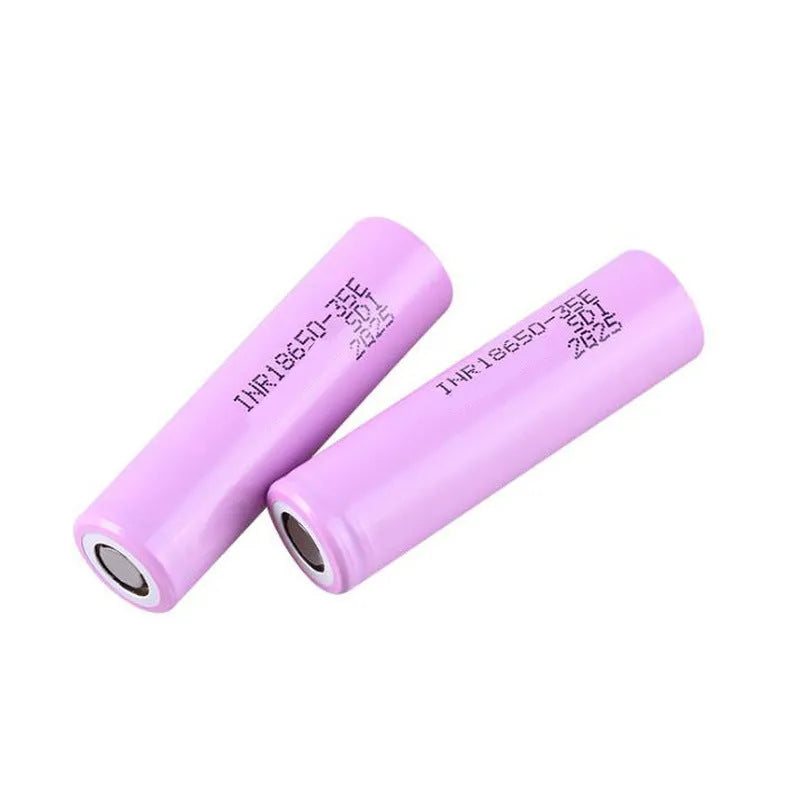 INR18650-35E 3500mAh 3.7V lithium battery cell 18.5mm x 65.2mm