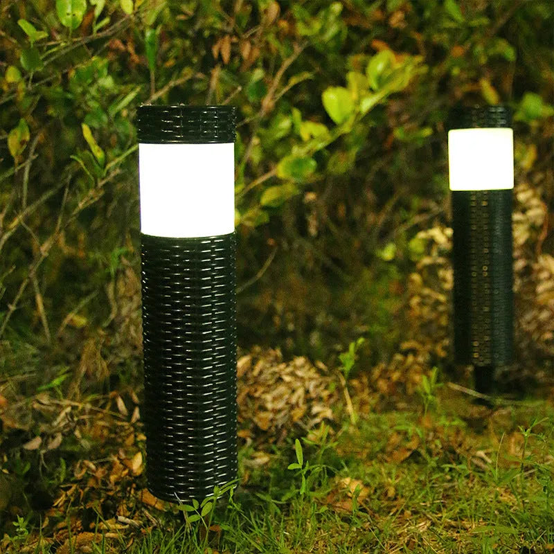 Outdoor rainproof abstract decorative light 65x350mm with simulation flame effect for garden courtyard