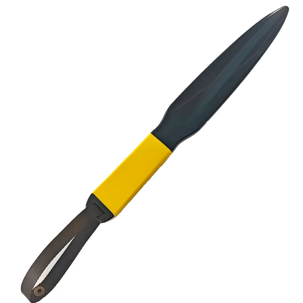 Blue handled nylon dog break stick for training small and medium dogs, shown at 35cm length.