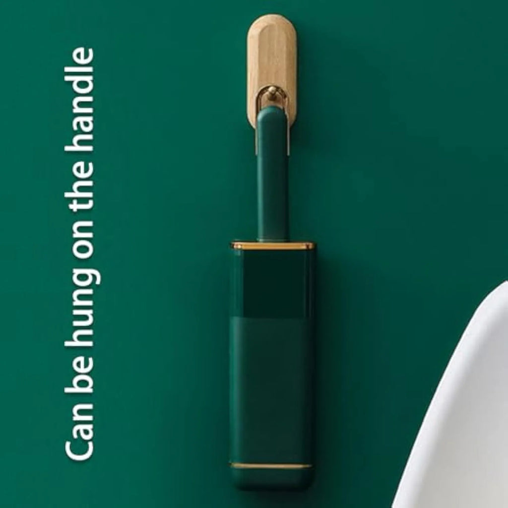 Blue green white pet hair remover brush with double-sided bristles for furniture and clothing