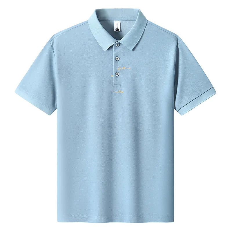 Men's loose fit cotton T-shirt in multiple colours on a hanger